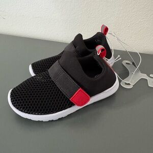 Cat & Jack Black and Red Kids Sneakers